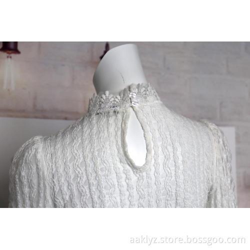Haut en nylon et dentelle Spandex pour femme
